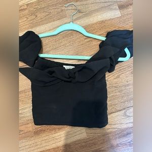 Flynn Skye crop top. Off the shoulder